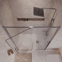 Niagara Душевая дверь в нишу Nova 120x195 NG-66-12A – фотография-6